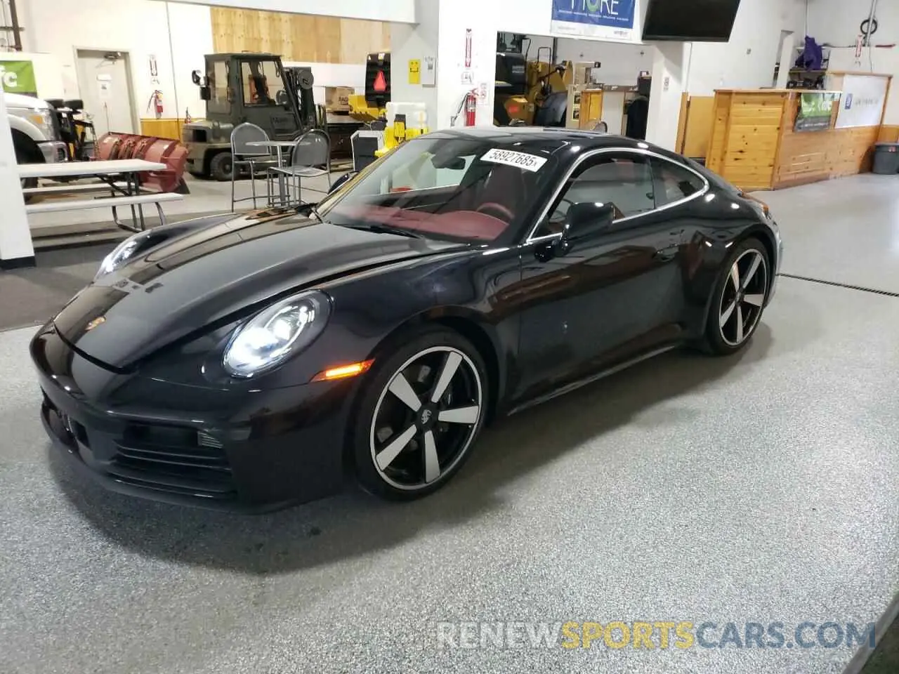 1 Photograph of a damaged car WP0AA2A91SS206462 PORSCHE 911 2025
