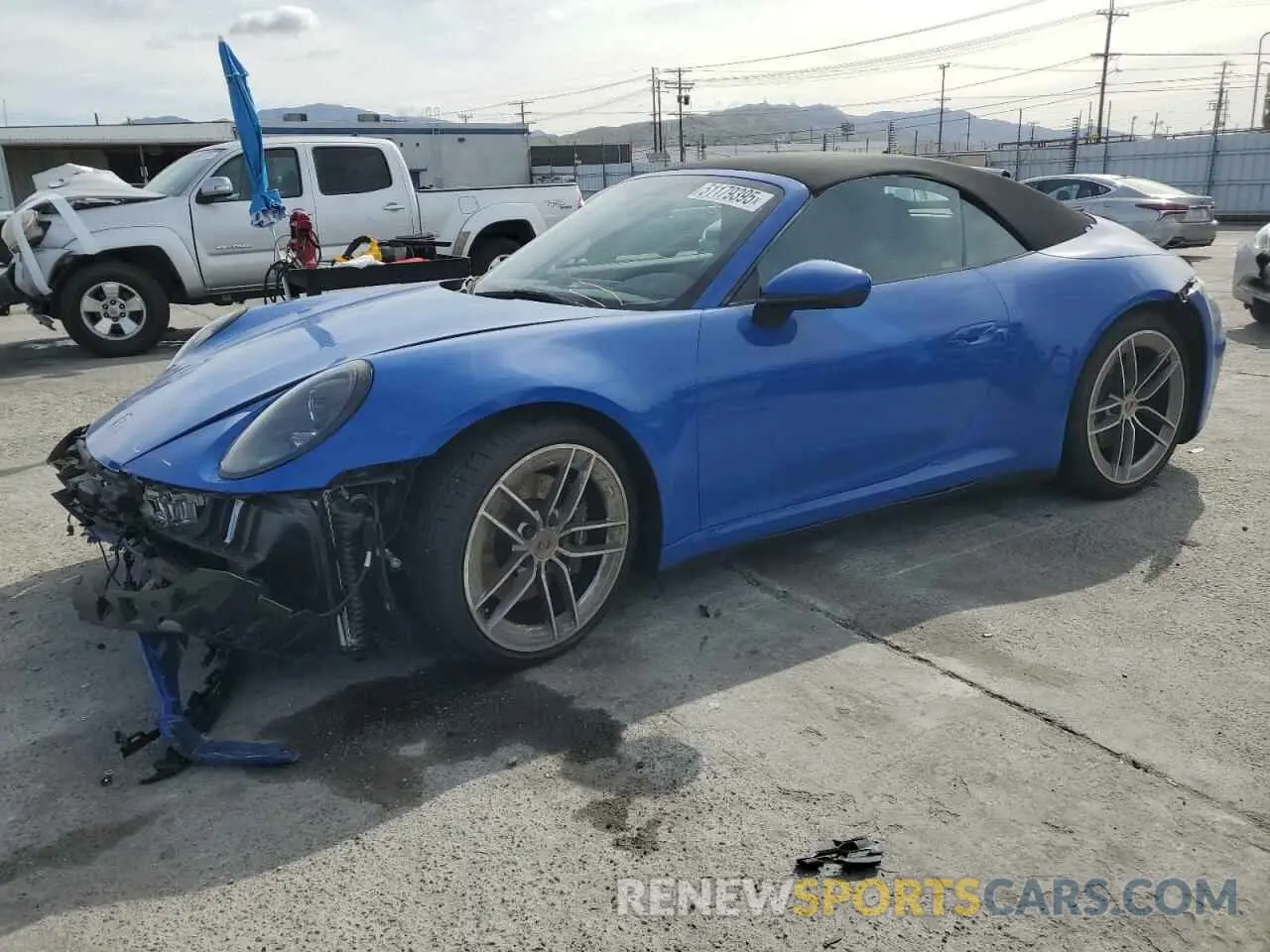 1 Photograph of a damaged car WP0CA2A98SS235921 PORSCHE 911 2025