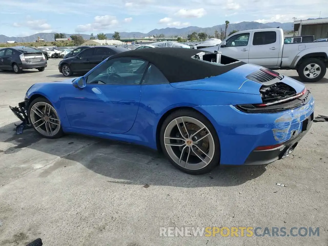 2 Photograph of a damaged car WP0CA2A98SS235921 PORSCHE 911 2025