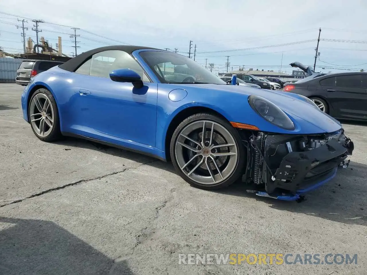 4 Photograph of a damaged car WP0CA2A98SS235921 PORSCHE 911 2025
