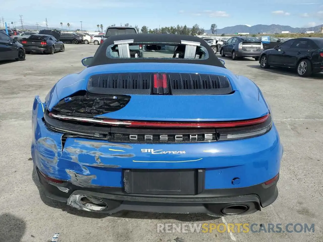 6 Photograph of a damaged car WP0CA2A98SS235921 PORSCHE 911 2025