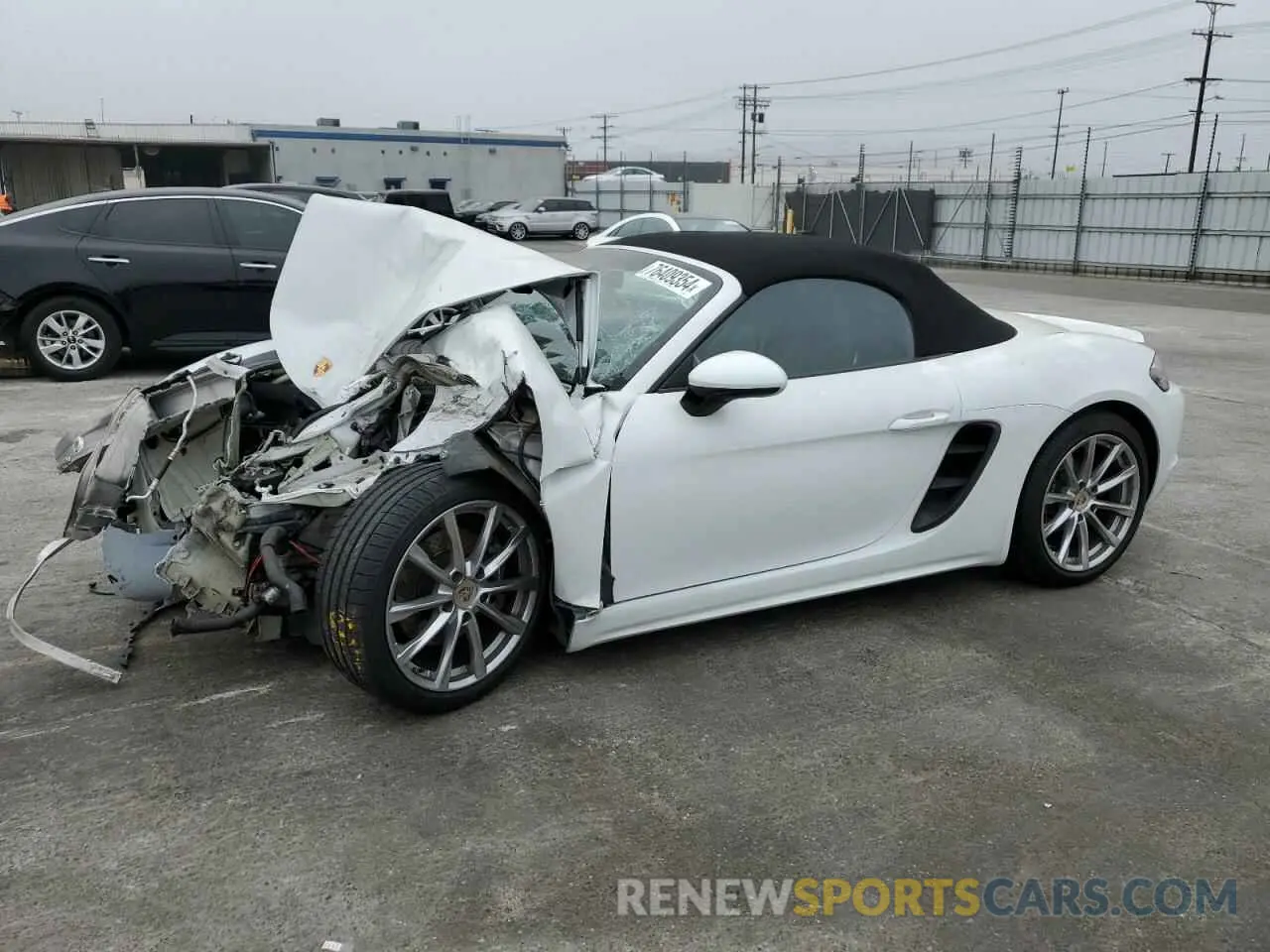 1 Photograph of a damaged car WP0CA2A80KS211040 PORSCHE BOXSTER 2019
