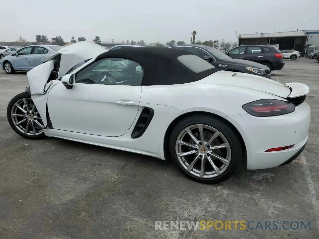 2 Photograph of a damaged car WP0CA2A80KS211040 PORSCHE BOXSTER 2019