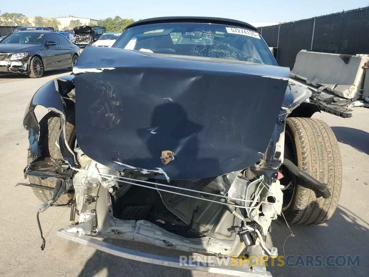 5 Photograph of a damaged car WP0CA2A81KS210463 PORSCHE BOXSTER 2019