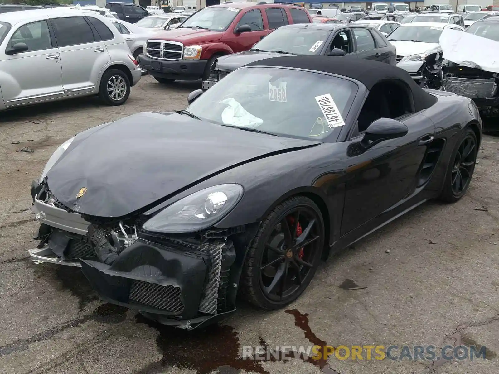 2 Photograph of a damaged car WP0CB2A86KS228342 PORSCHE BOXSTER 2019