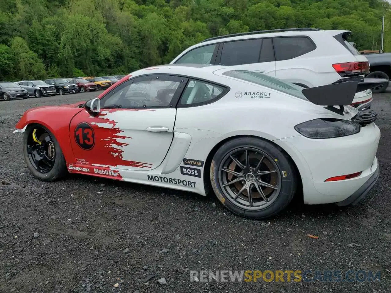 2 Photograph of a damaged car WP0ZZZ98ZLK299611 PORSCHE BOXSTER 2020