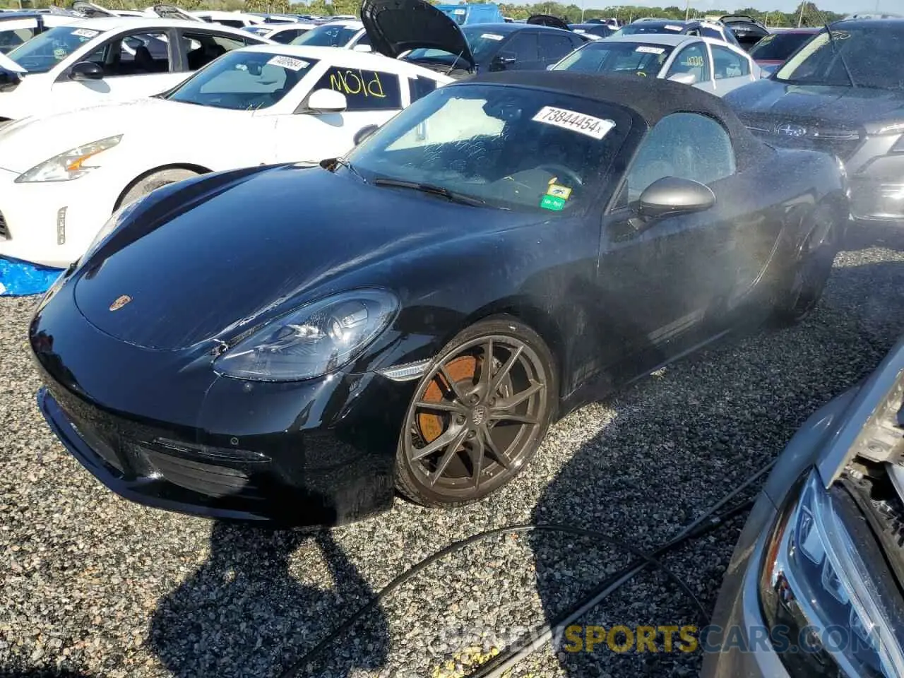 1 Photograph of a damaged car WP0CA2A80MS210649 PORSCHE BOXSTER 2021