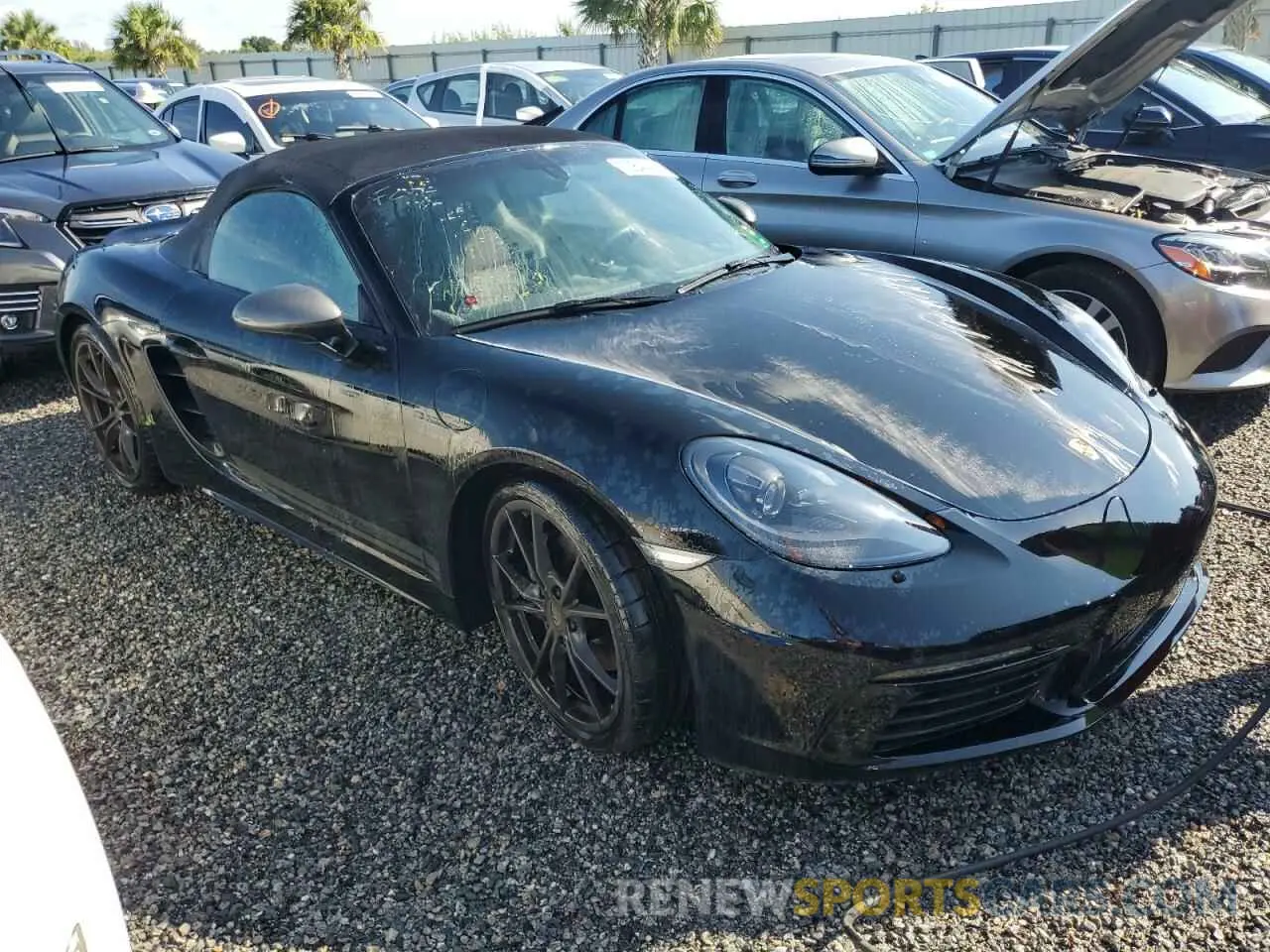 4 Photograph of a damaged car WP0CA2A80MS210649 PORSCHE BOXSTER 2021