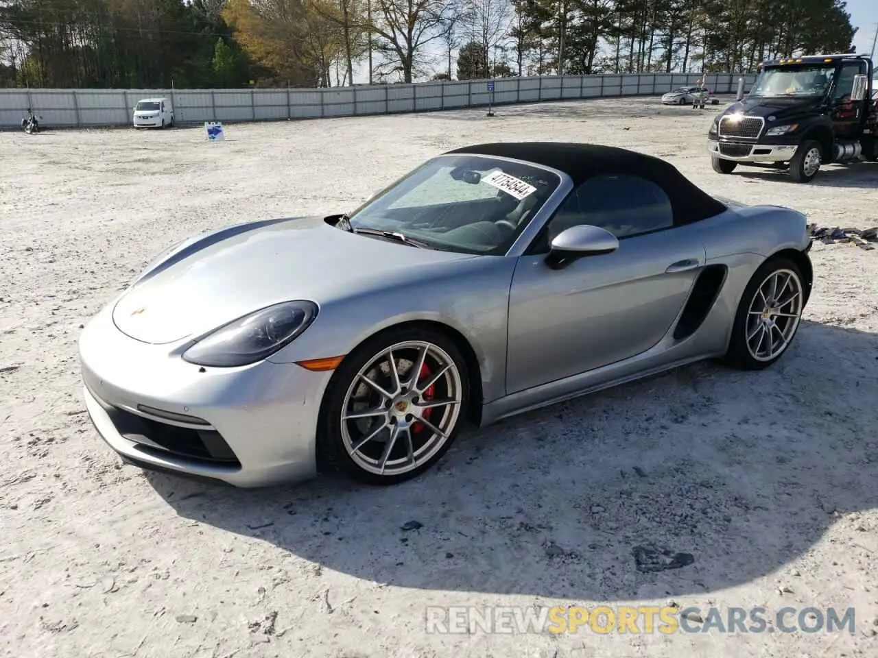 1 Photograph of a damaged car WP0CD2A81MS232487 PORSCHE BOXSTER 2021