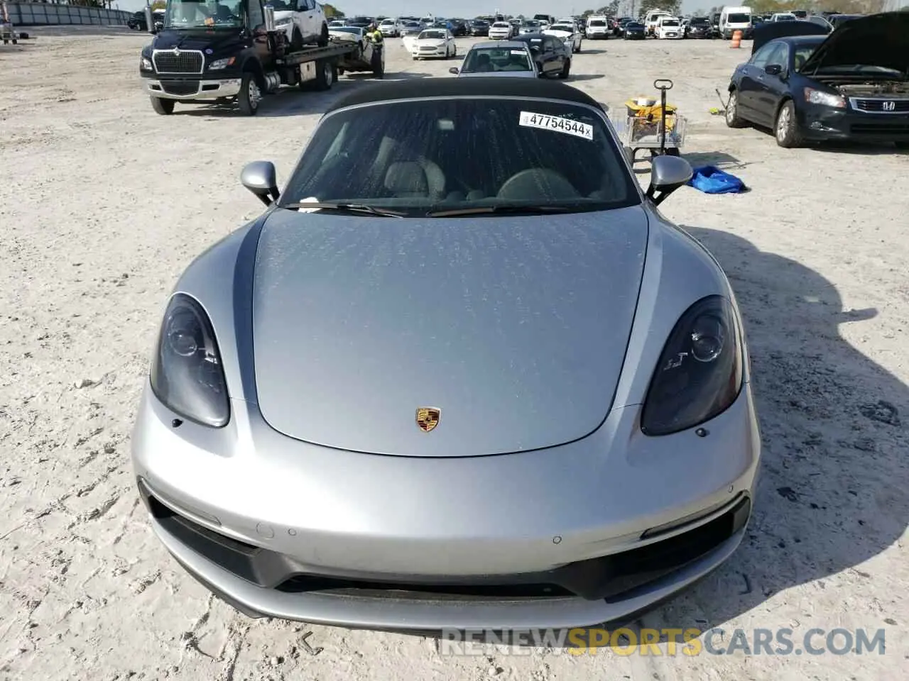5 Photograph of a damaged car WP0CD2A81MS232487 PORSCHE BOXSTER 2021