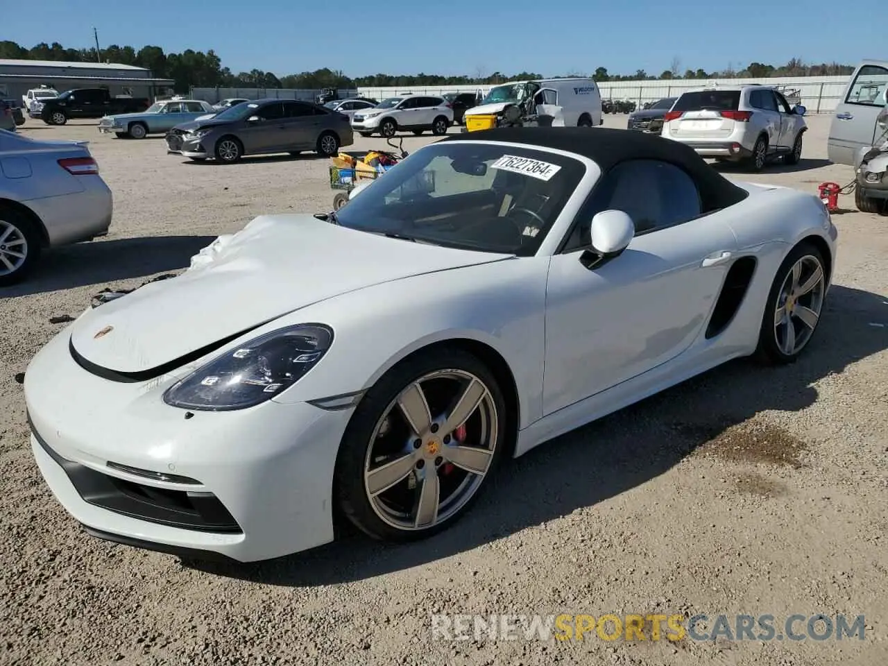 1 Photograph of a damaged car WP0CD2A8XMS232293 PORSCHE BOXSTER 2021
