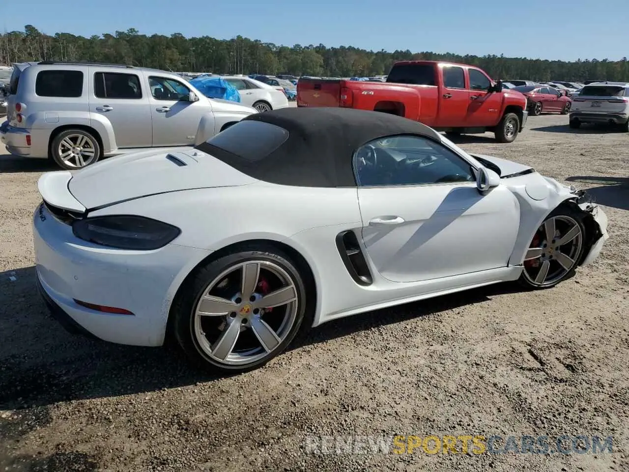 3 Photograph of a damaged car WP0CD2A8XMS232293 PORSCHE BOXSTER 2021