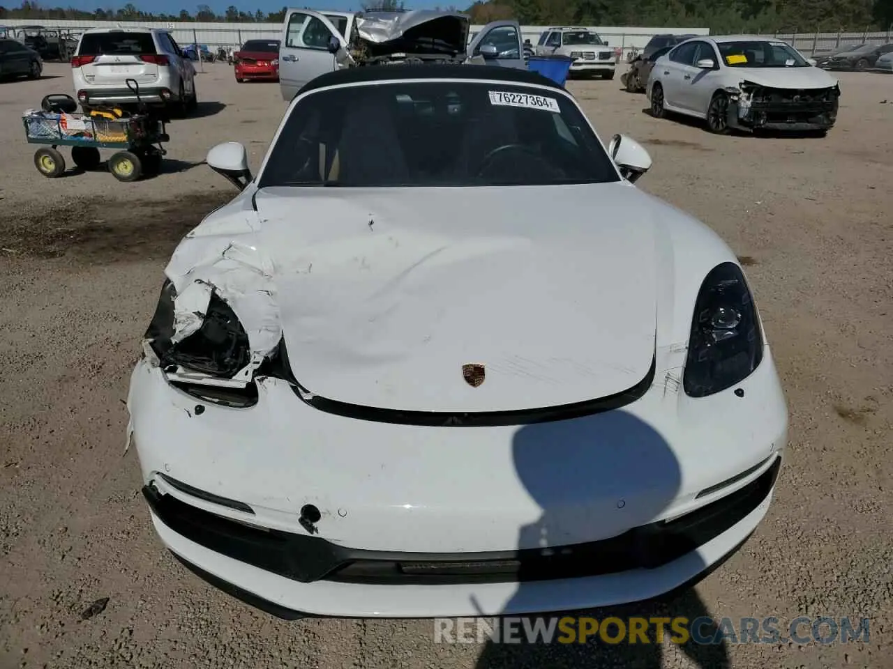 5 Photograph of a damaged car WP0CD2A8XMS232293 PORSCHE BOXSTER 2021