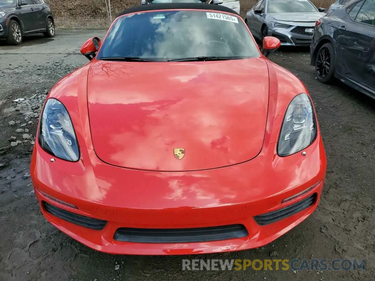 5 Photograph of a damaged car WP0CB2A81NS221111 PORSCHE BOXSTER 2022