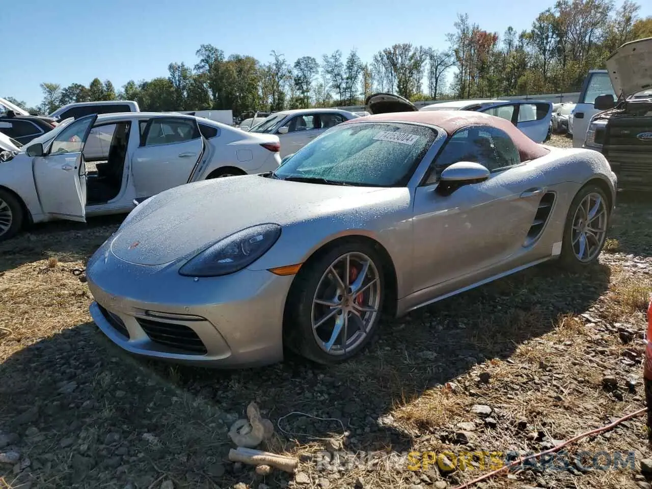 1 Photograph of a damaged car WP0CB2A83NS221112 PORSCHE BOXSTER 2022