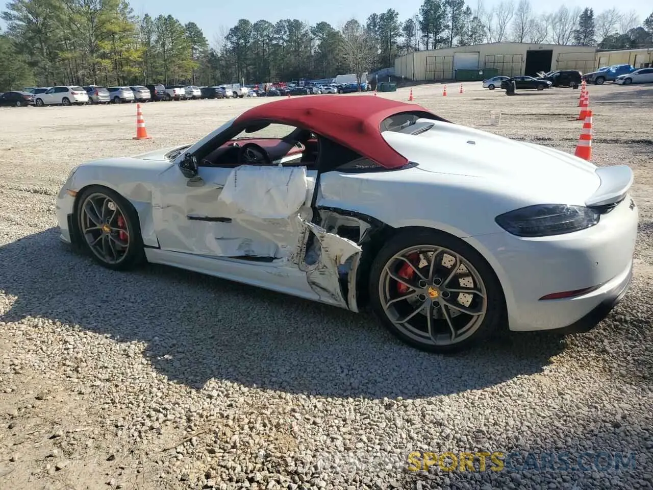 2 Photograph of a damaged car WP0CC2A8XNS235344 PORSCHE BOXSTER 2022