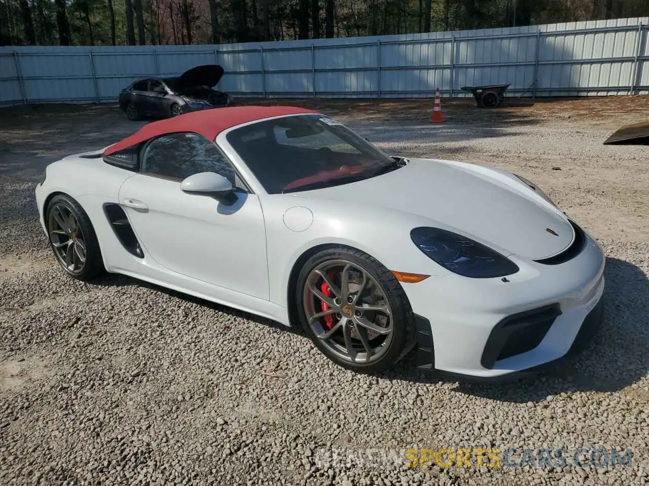 4 Photograph of a damaged car WP0CC2A8XNS235344 PORSCHE BOXSTER 2022