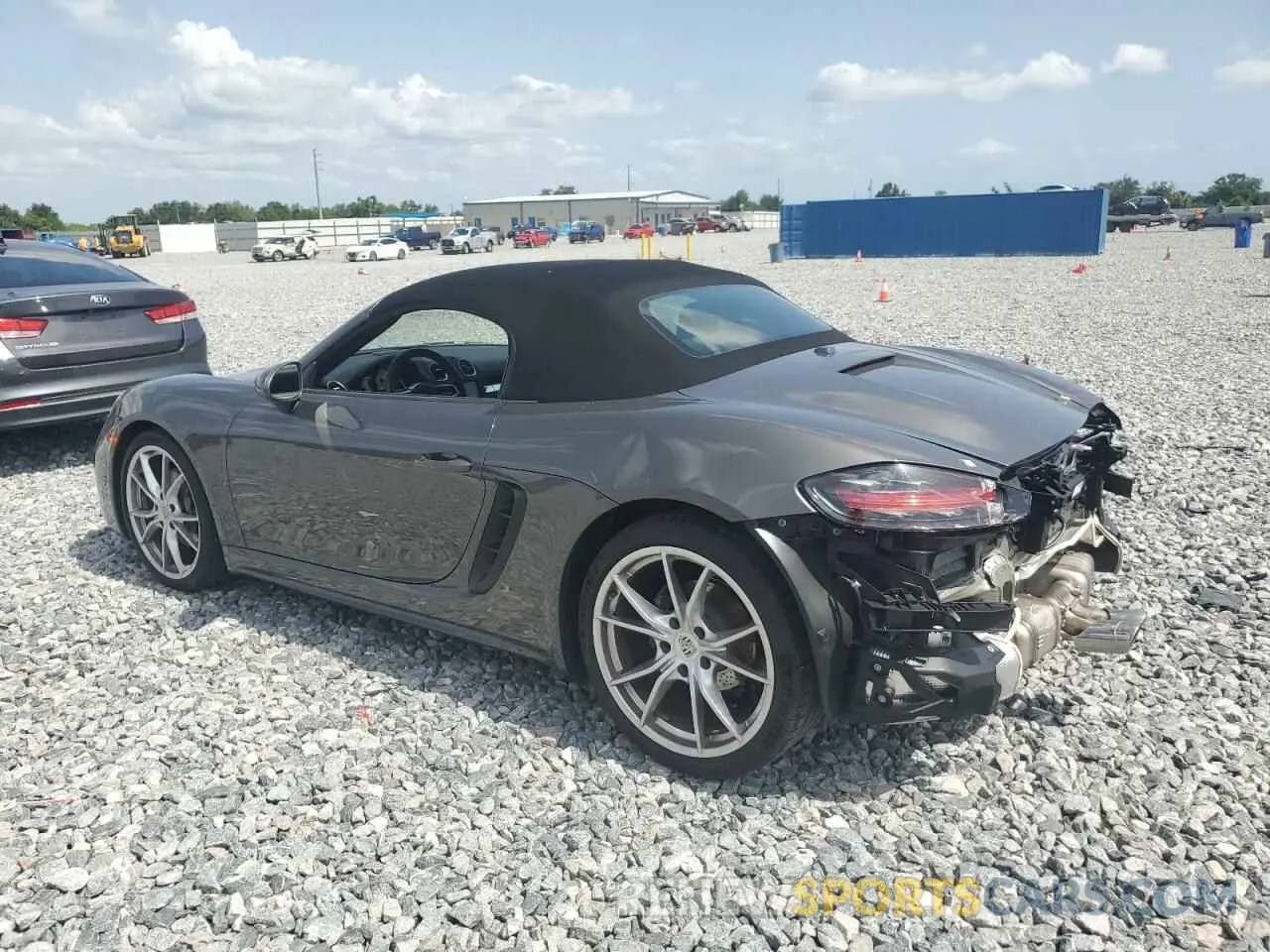 2 Photograph of a damaged car WP0CA2A81PS205206 PORSCHE BOXSTER 2023