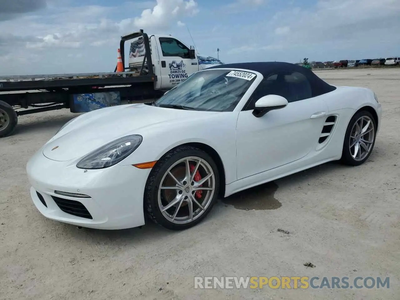 1 Photograph of a damaged car WP0CB2A80PS213052 PORSCHE BOXSTER 2023