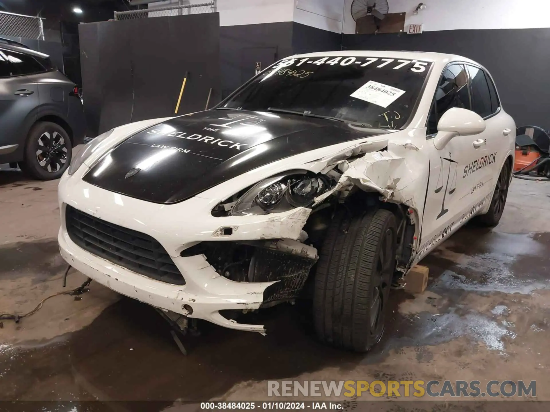 2 Photograph of a damaged car WP1AC2A25CLA83031 PORSCHE CAYENNE 2012