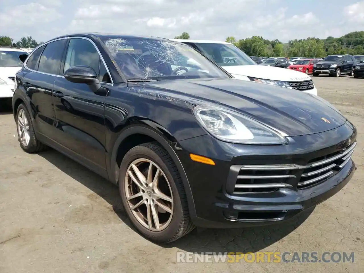 1 Photograph of a damaged car WP1AA2AY0KDA10295 PORSCHE CAYENNE 2019