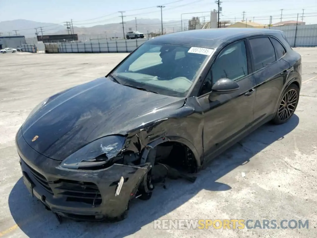 1 Photograph of a damaged car WP1AA2AY0KDA18686 PORSCHE CAYENNE 2019