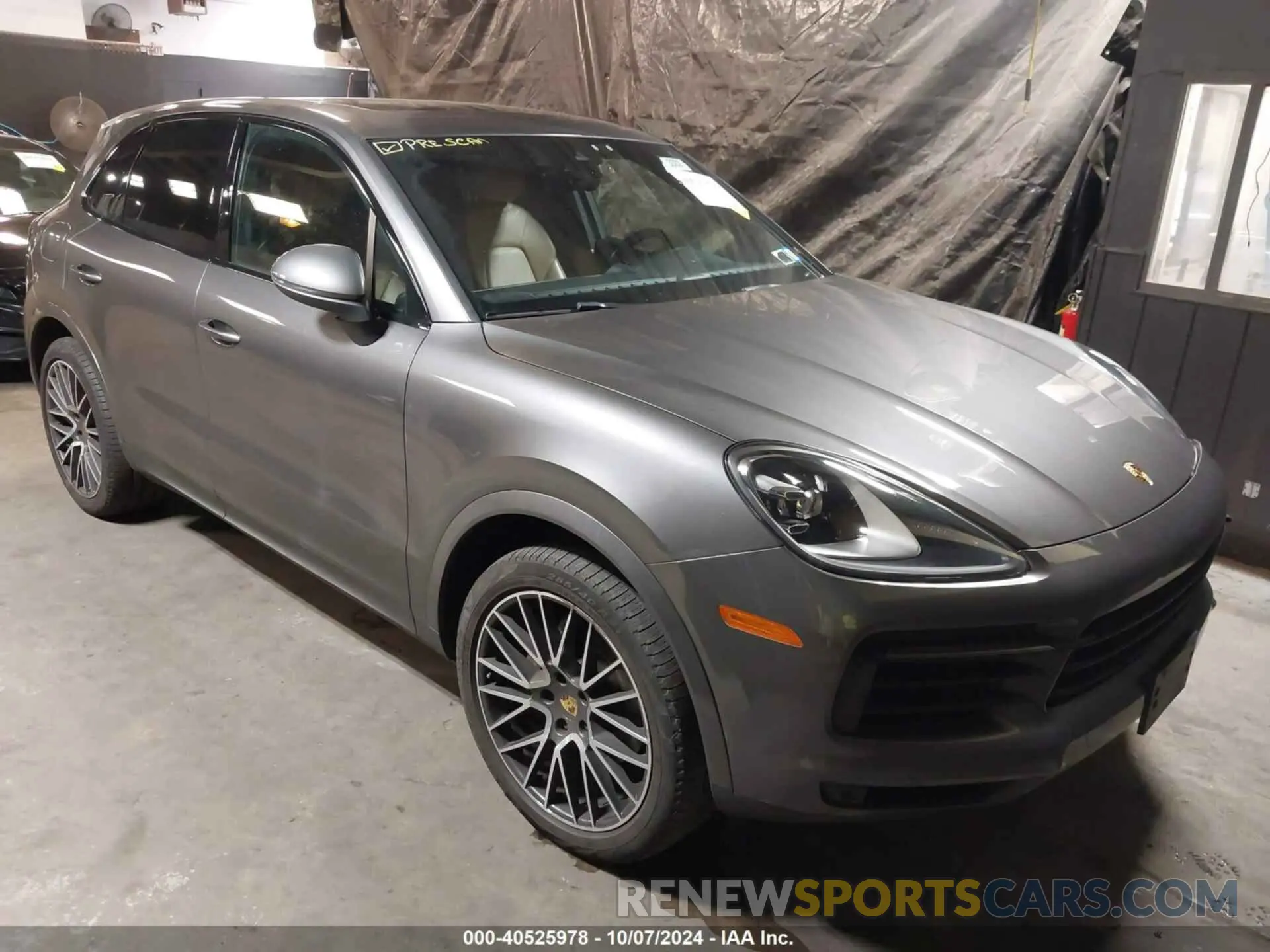 1 Photograph of a damaged car WP1AA2AY3KDA07519 PORSCHE CAYENNE 2019