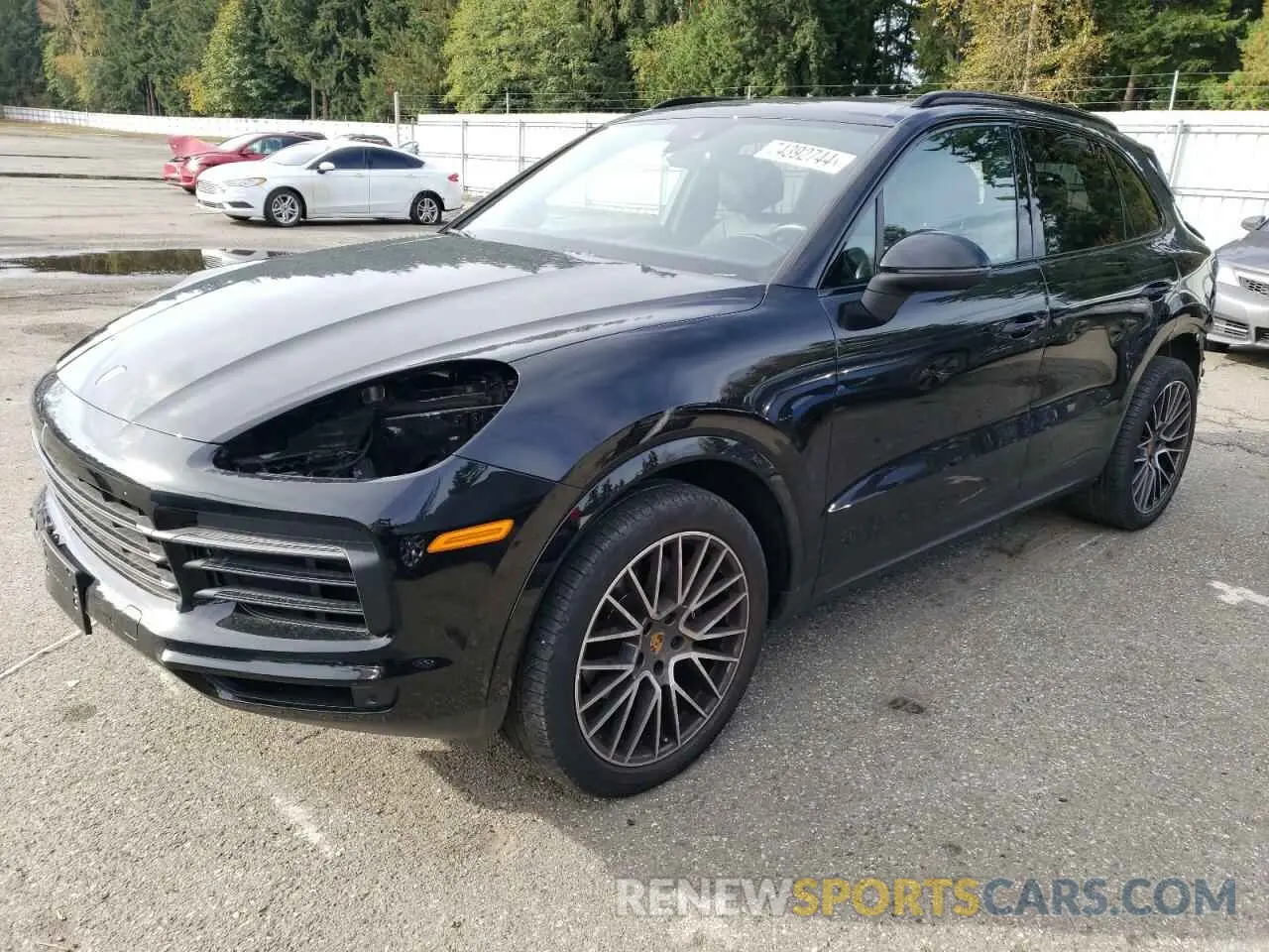 1 Photograph of a damaged car WP1AA2AY3KDA18083 PORSCHE CAYENNE 2019
