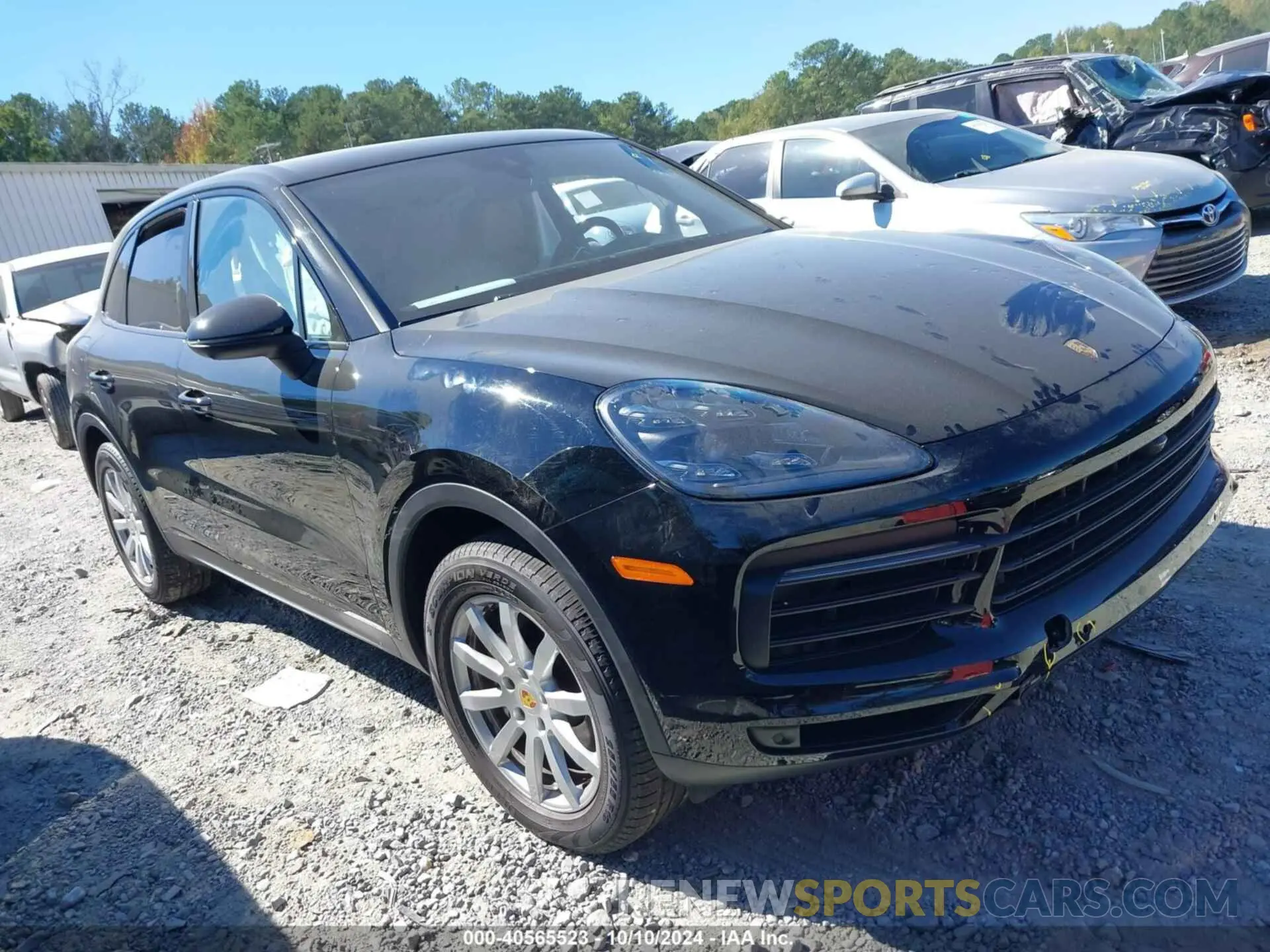 1 Photograph of a damaged car WP1AA2AY6KDA02346 PORSCHE CAYENNE 2019