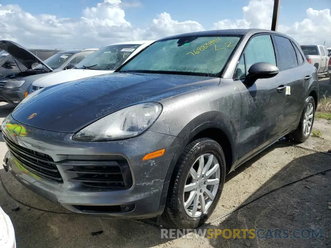1 Photograph of a damaged car WP1AA2AY6KDA07532 PORSCHE CAYENNE 2019