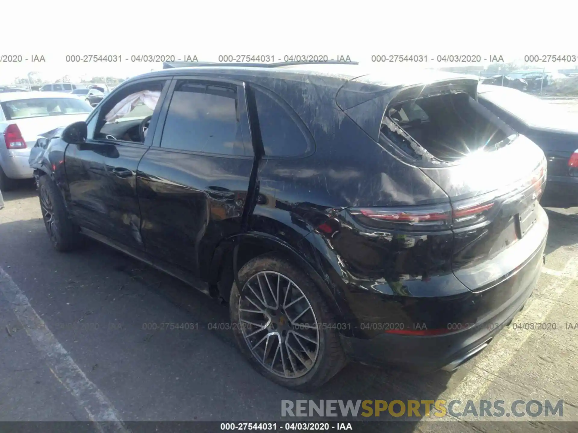 3 Photograph of a damaged car WP1AA2AY6KDA15758 PORSCHE CAYENNE 2019