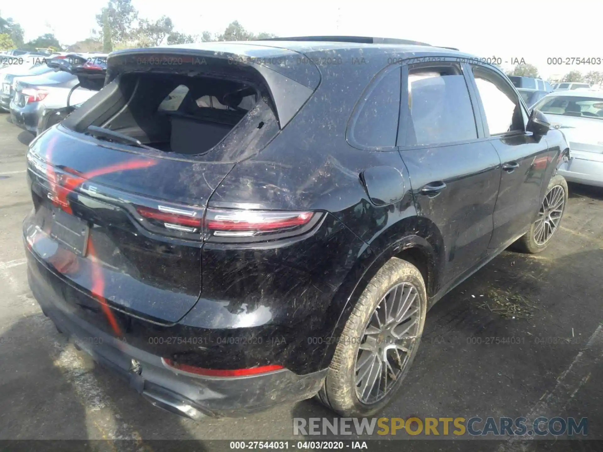 4 Photograph of a damaged car WP1AA2AY6KDA15758 PORSCHE CAYENNE 2019