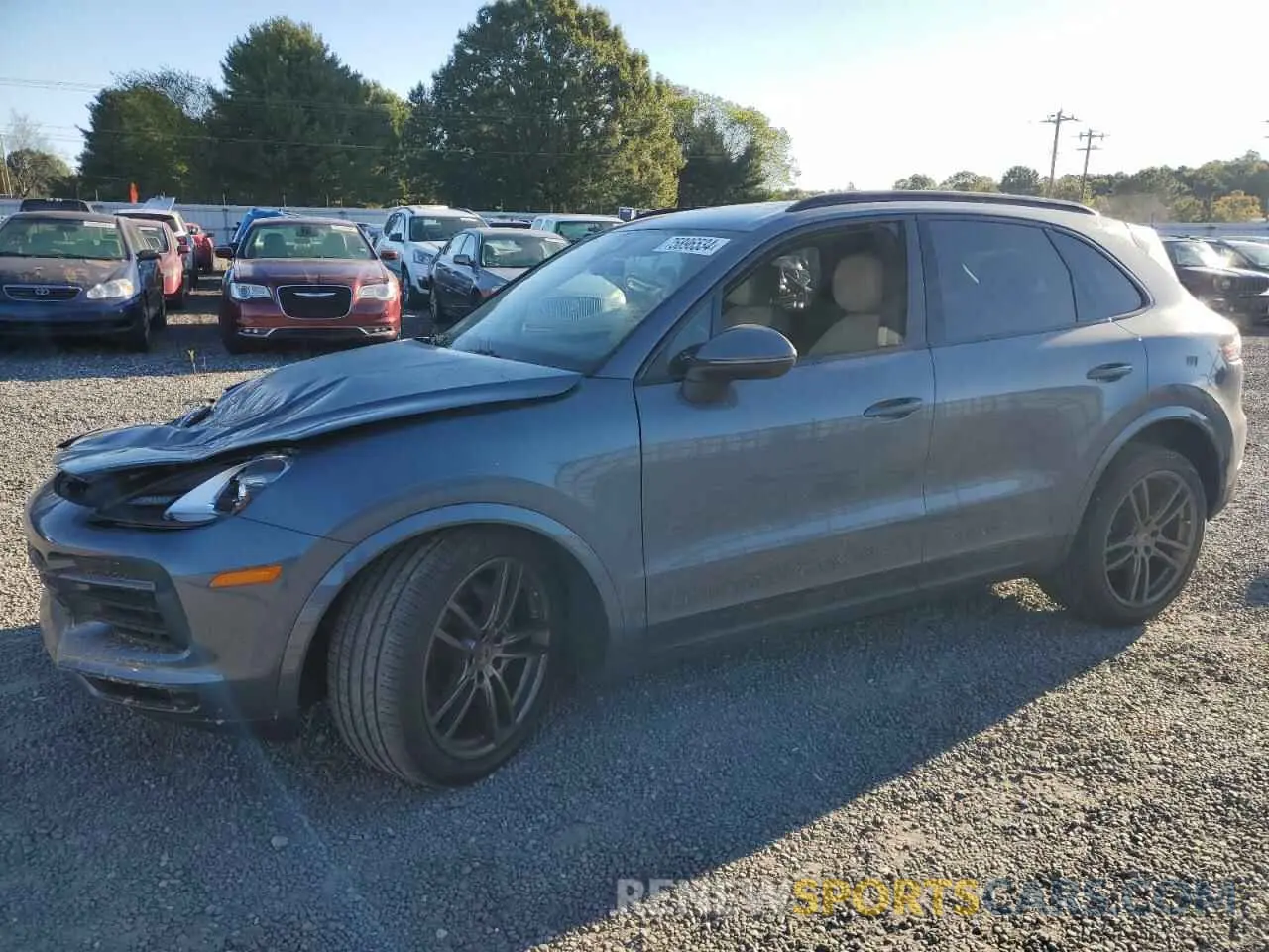 1 Photograph of a damaged car WP1AA2AY7KDA00752 PORSCHE CAYENNE 2019