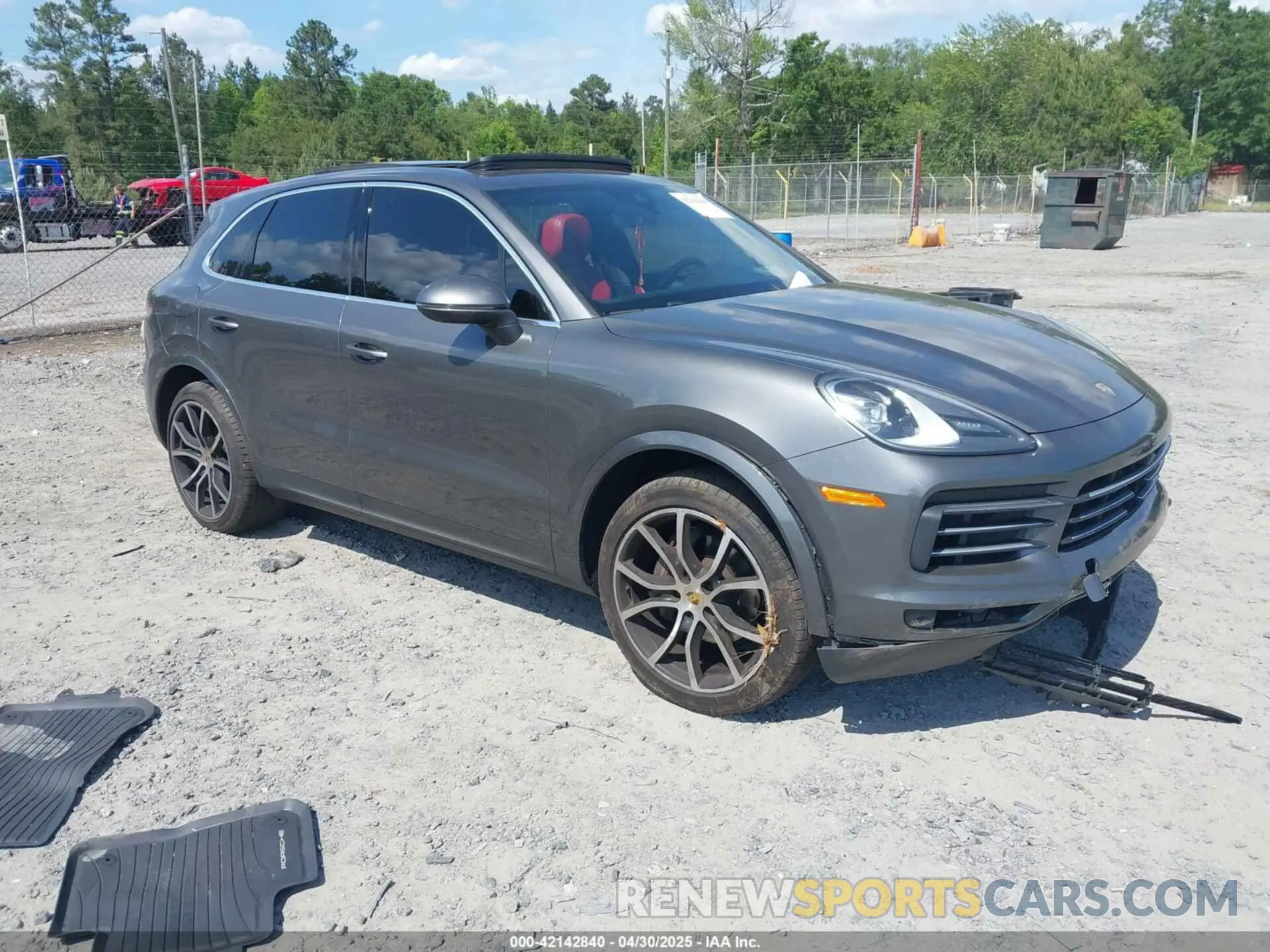 1 Photograph of a damaged car WP1AA2AY7KDA05496 PORSCHE CAYENNE 2019