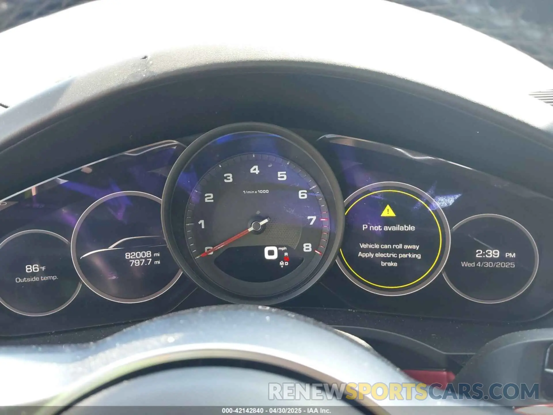 7 Photograph of a damaged car WP1AA2AY7KDA05496 PORSCHE CAYENNE 2019