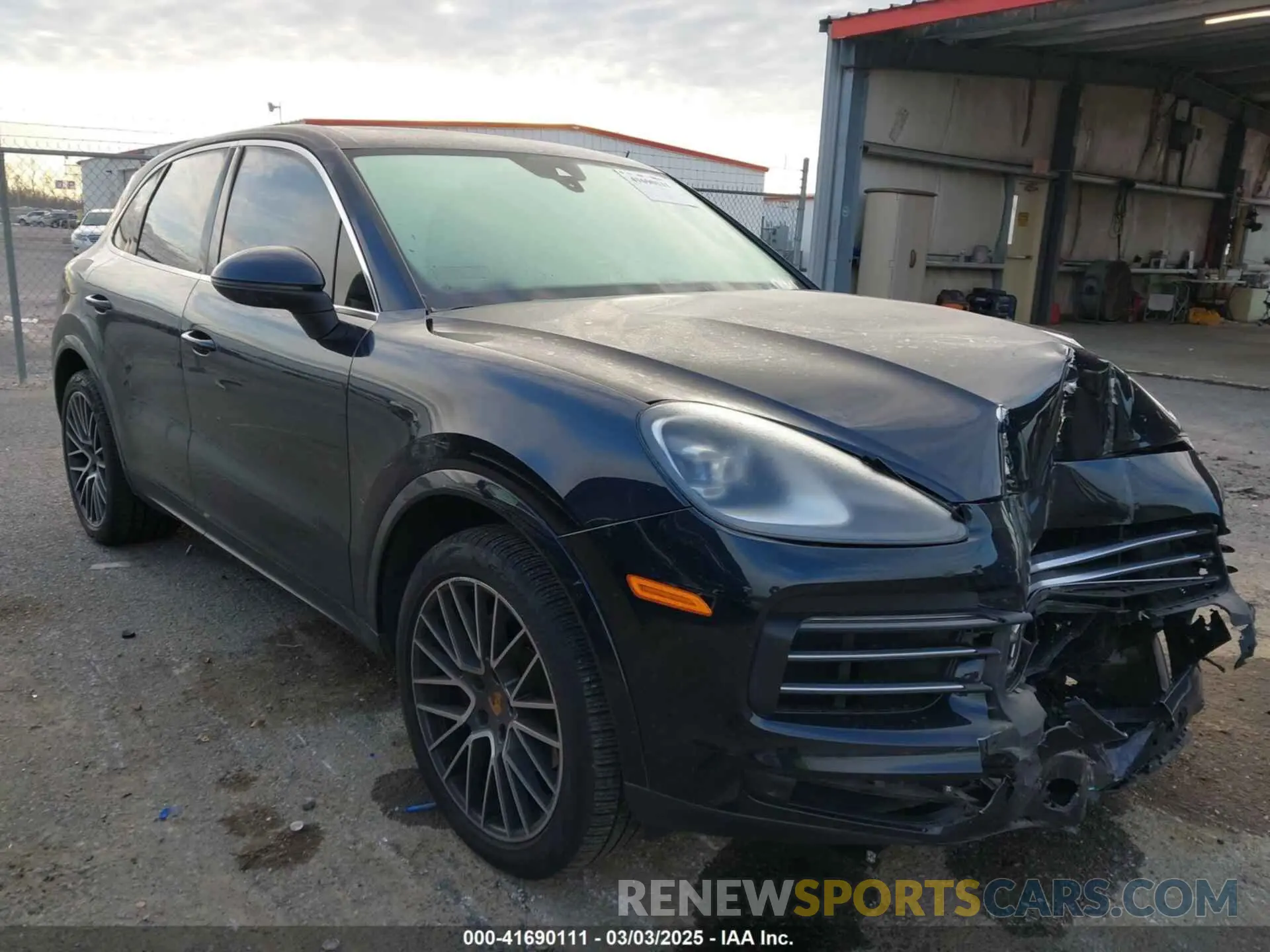 1 Photograph of a damaged car WP1AA2AY8KDA06172 PORSCHE CAYENNE 2019