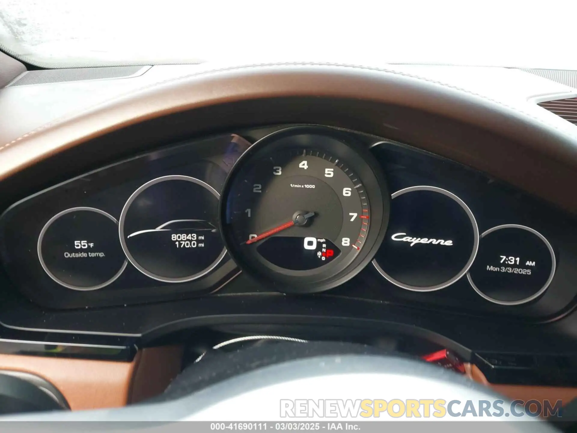 7 Photograph of a damaged car WP1AA2AY8KDA06172 PORSCHE CAYENNE 2019