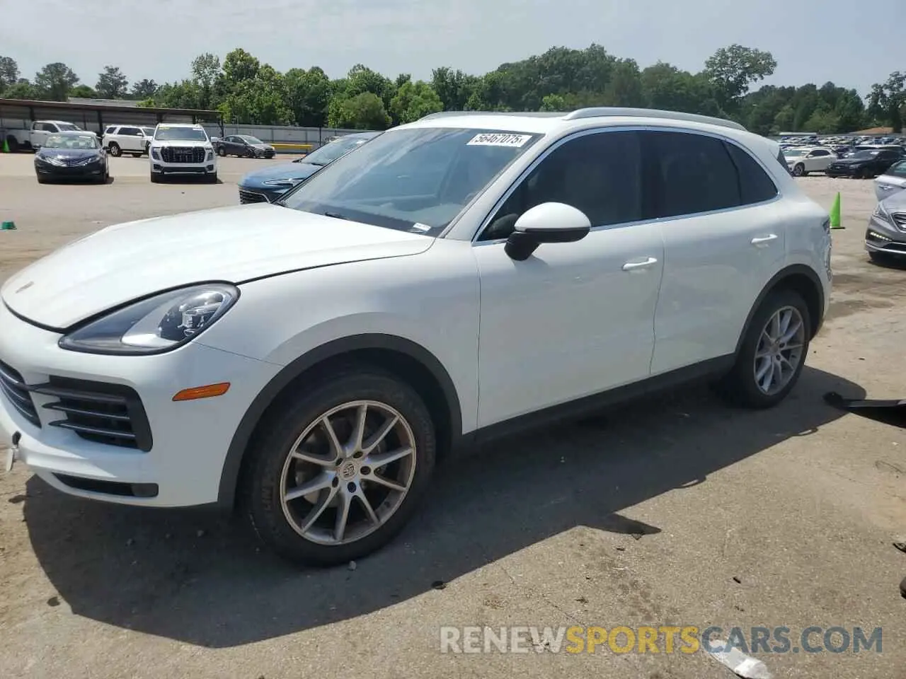 1 Photograph of a damaged car WP1AA2AY9KDA16564 PORSCHE CAYENNE 2019