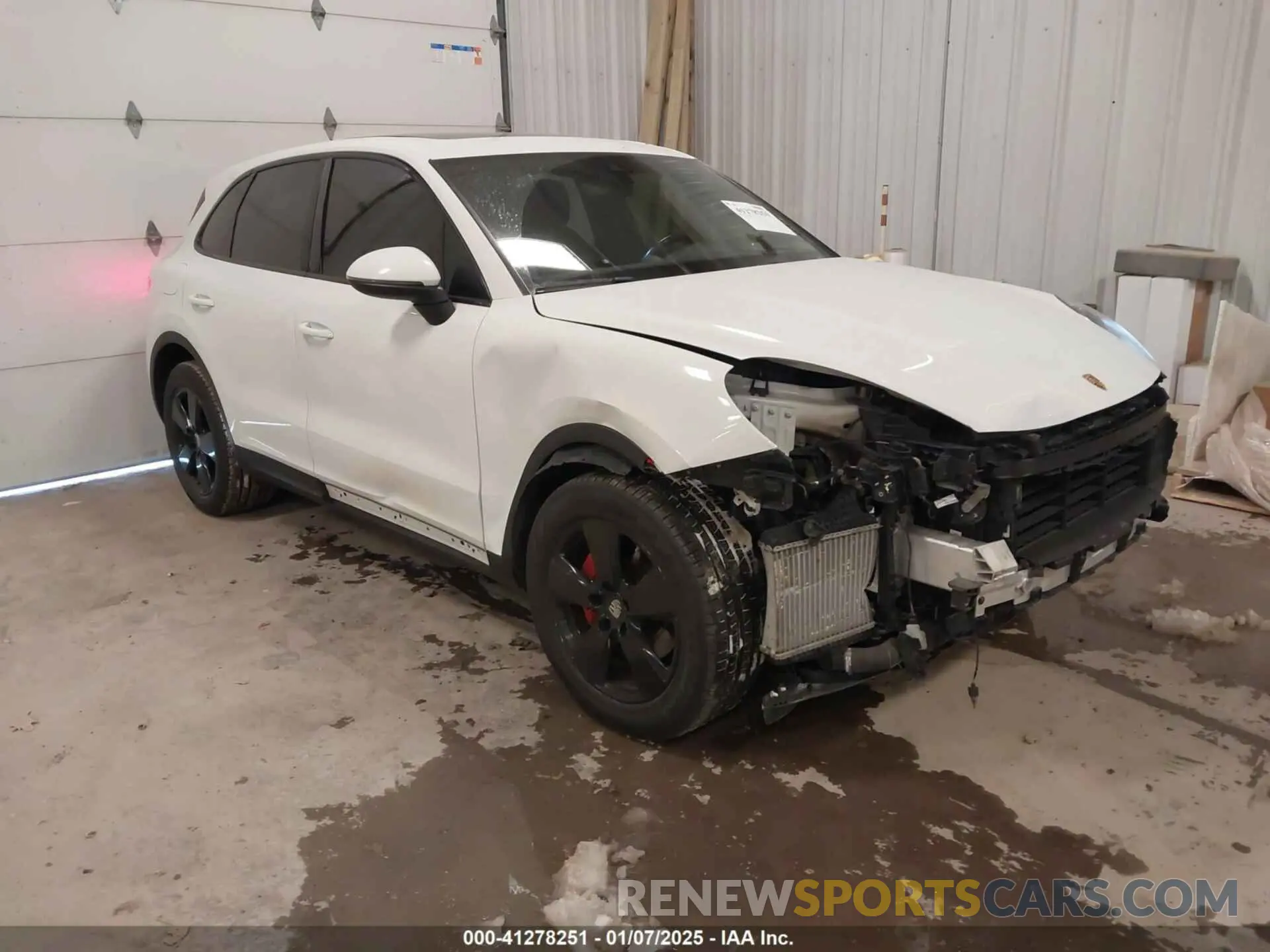 1 Photograph of a damaged car WP1AA2AYXKDA01684 PORSCHE CAYENNE 2019