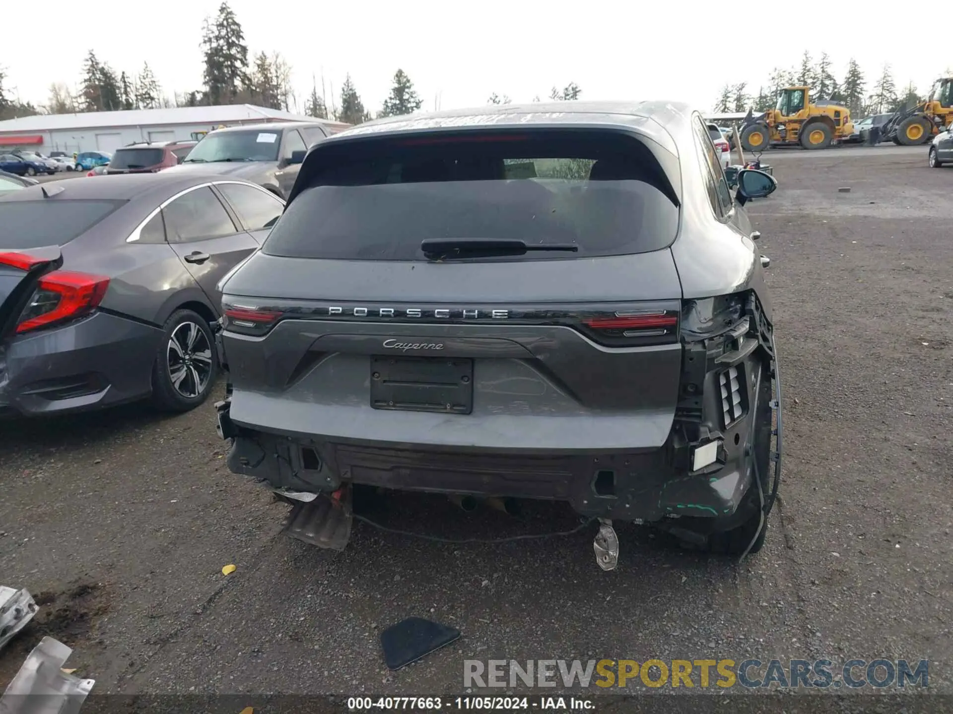 17 Photograph of a damaged car WP1AA2AYXKDA17335 PORSCHE CAYENNE 2019