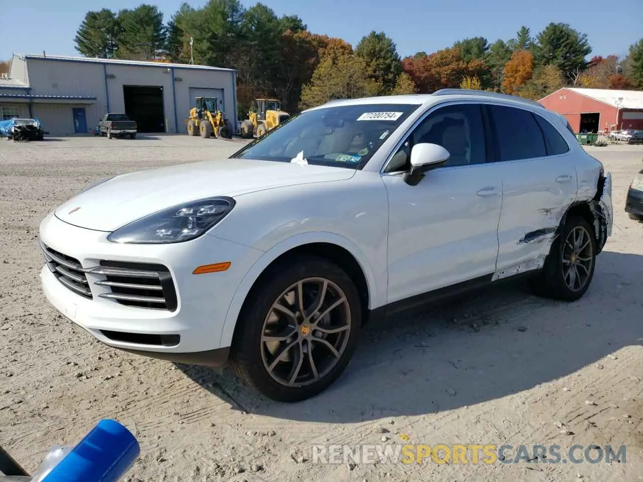 1 Photograph of a damaged car WP1AB2AY0KDA62362 PORSCHE CAYENNE 2019