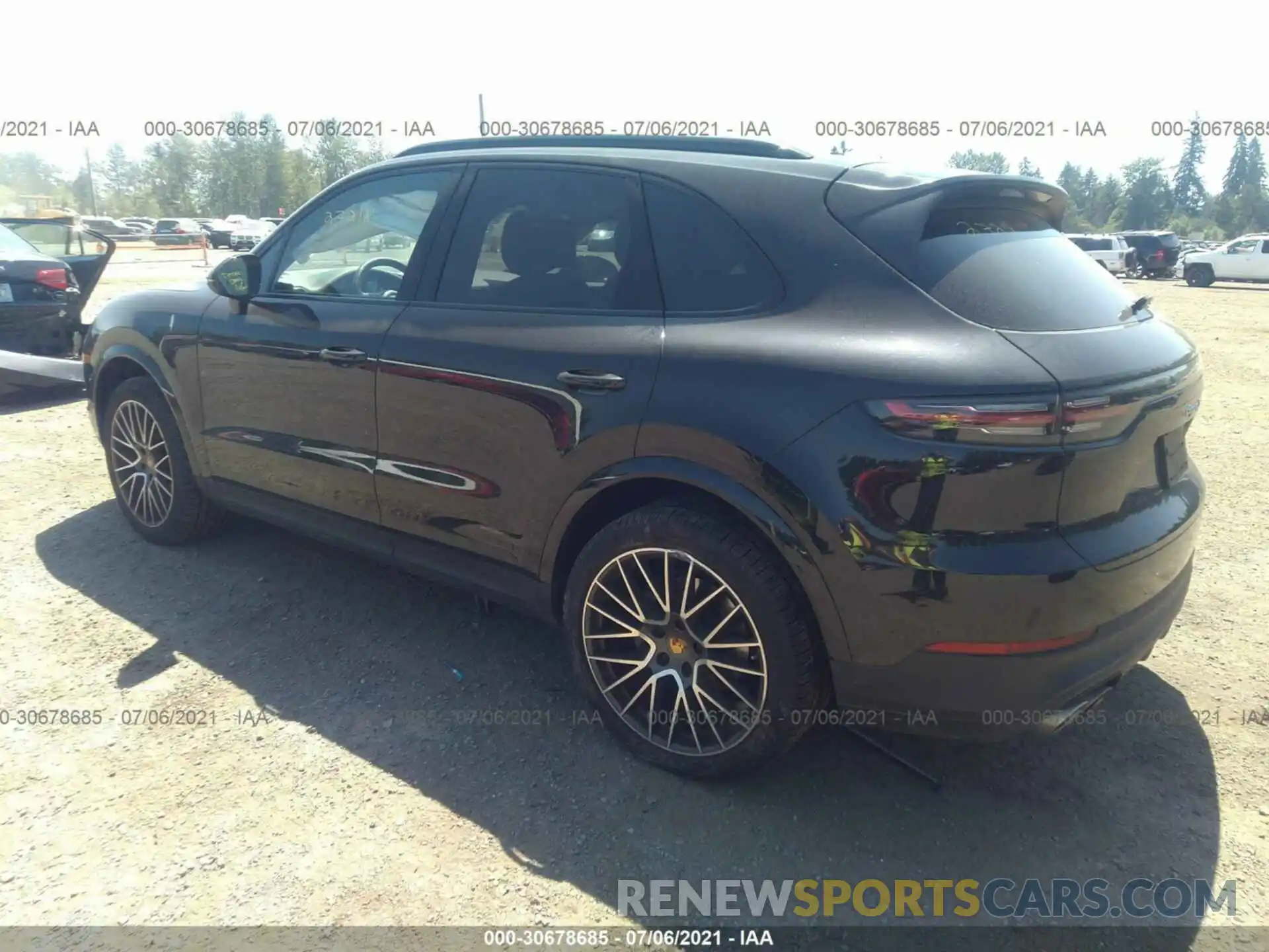 3 Photograph of a damaged car WP1AB2AY2KDA61164 PORSCHE CAYENNE 2019