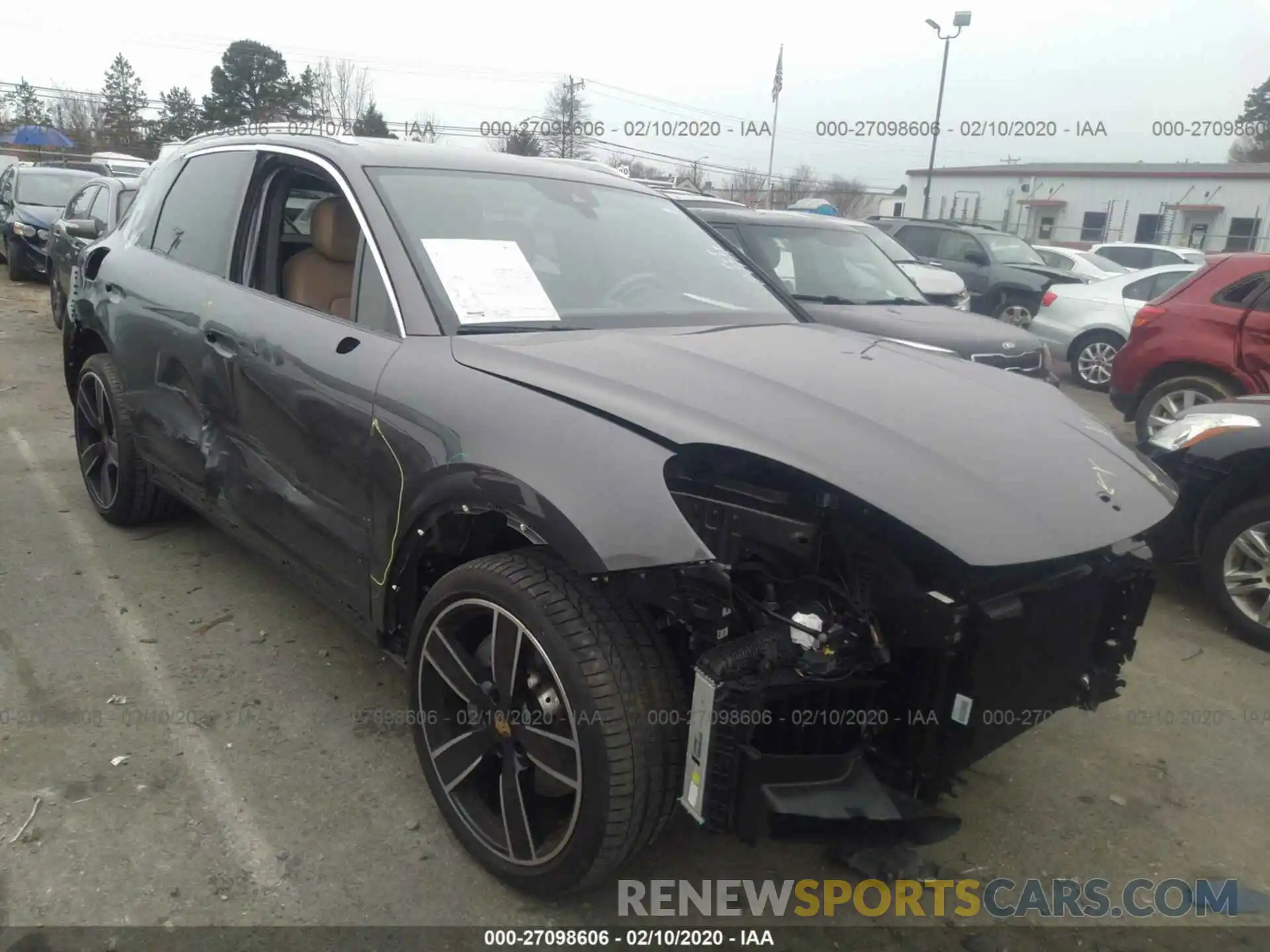 1 Photograph of a damaged car WP1AB2AY5KDA64415 PORSCHE CAYENNE 2019