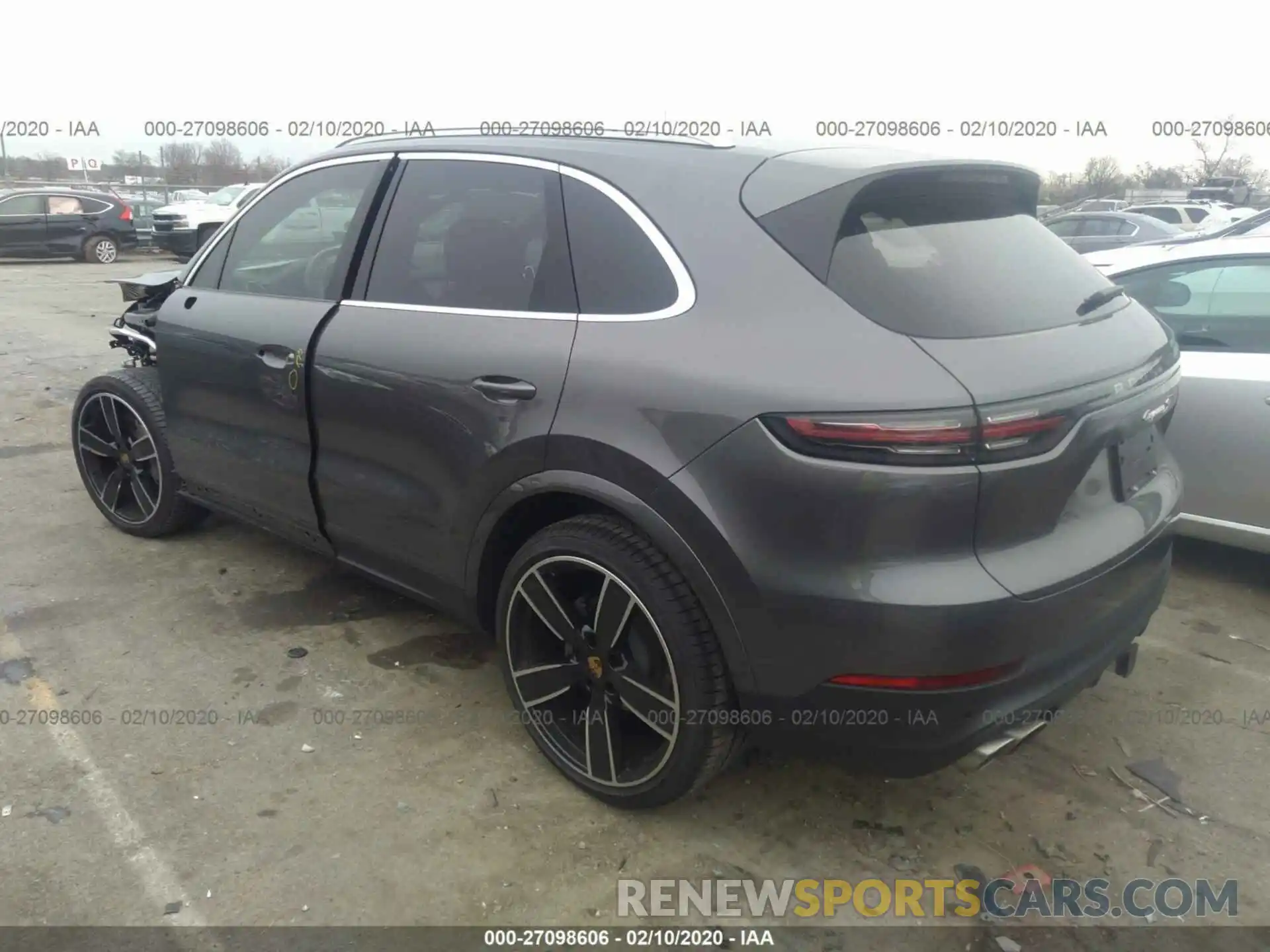 3 Photograph of a damaged car WP1AB2AY5KDA64415 PORSCHE CAYENNE 2019