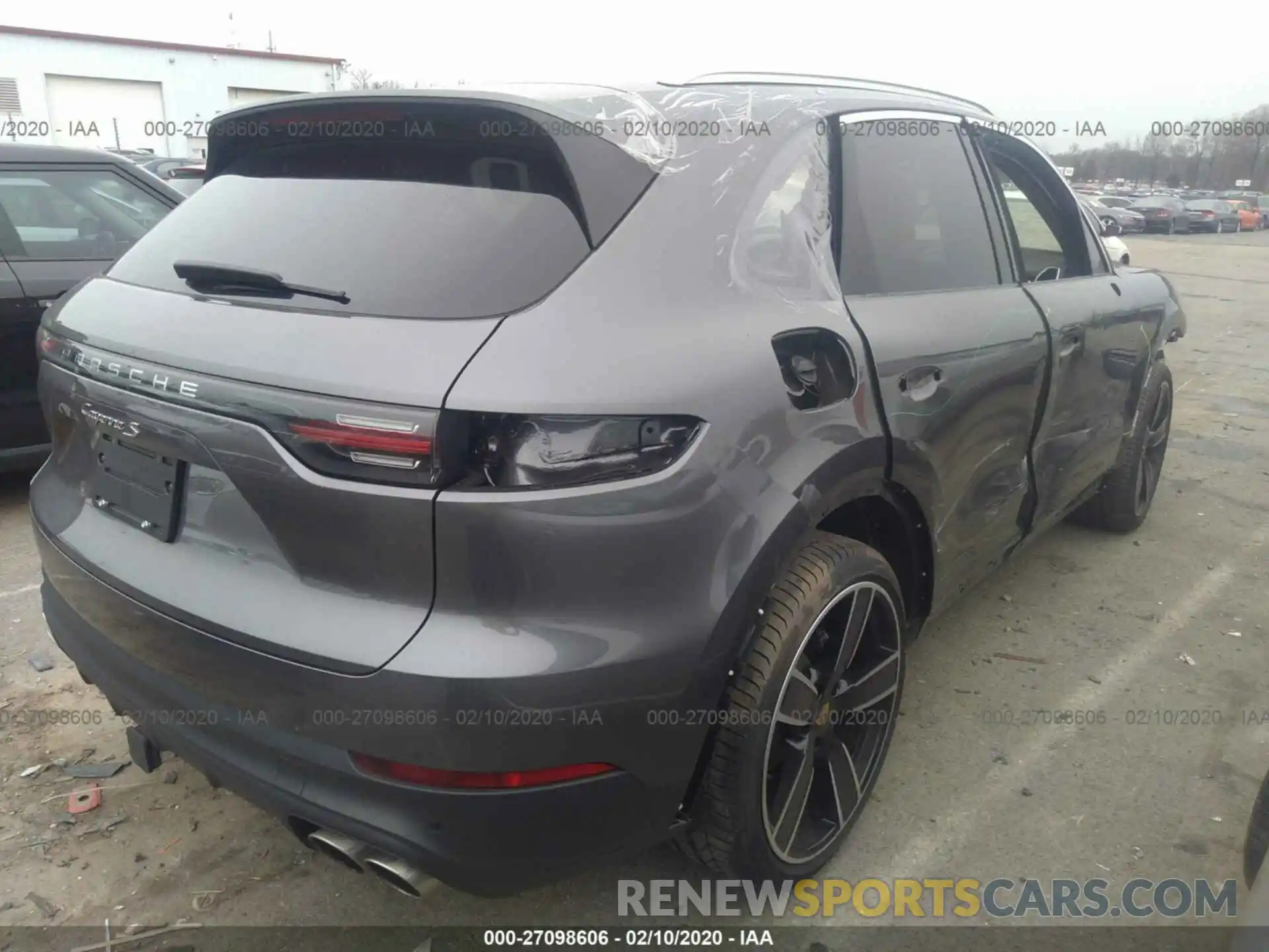 4 Photograph of a damaged car WP1AB2AY5KDA64415 PORSCHE CAYENNE 2019