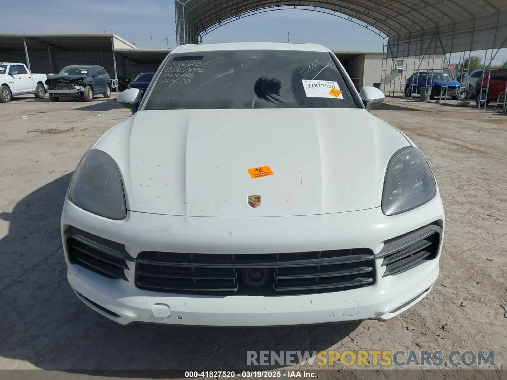 11 Photograph of a damaged car WP1AB2AY7KDA64786 PORSCHE CAYENNE 2019