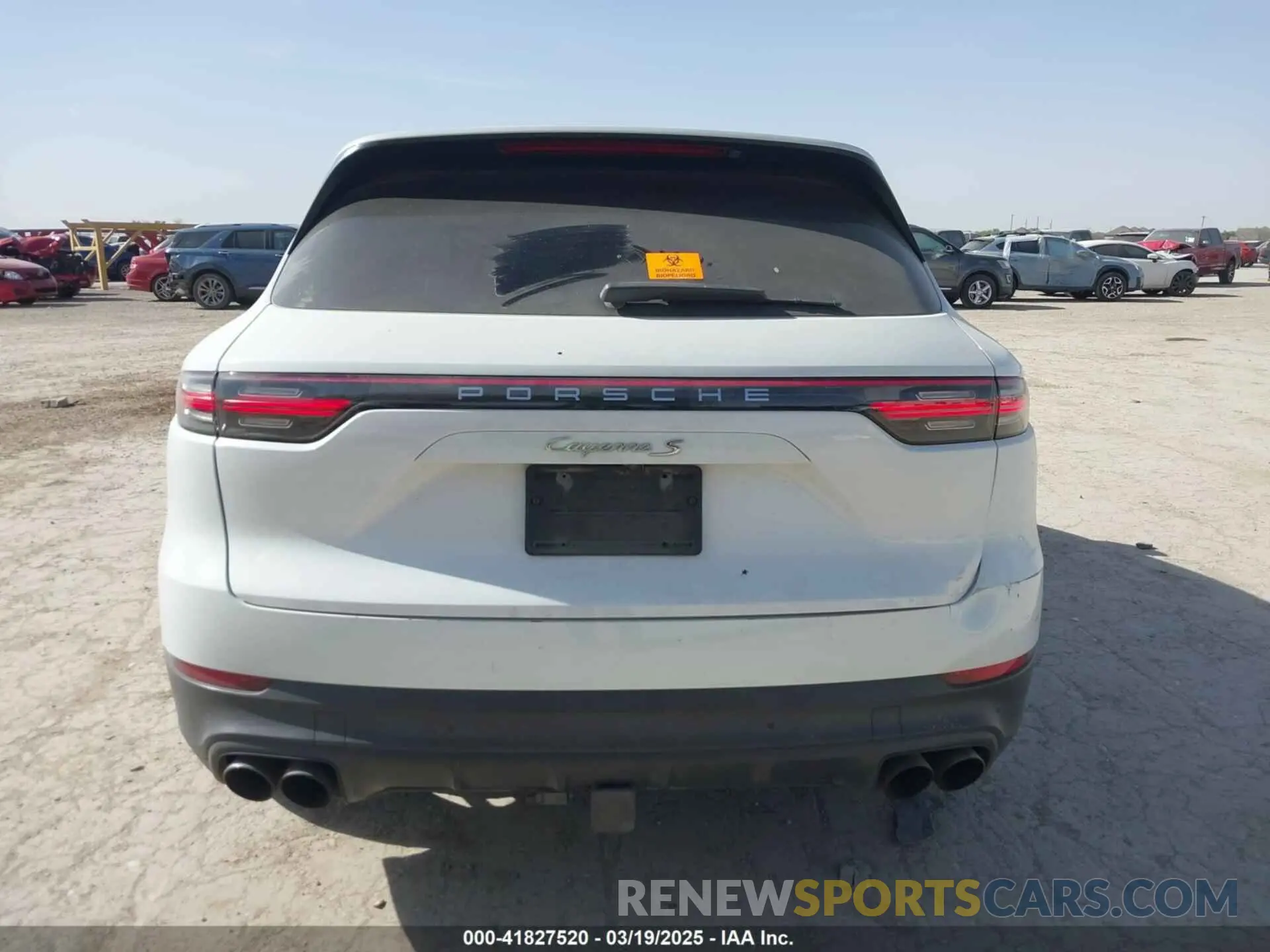 15 Photograph of a damaged car WP1AB2AY7KDA64786 PORSCHE CAYENNE 2019