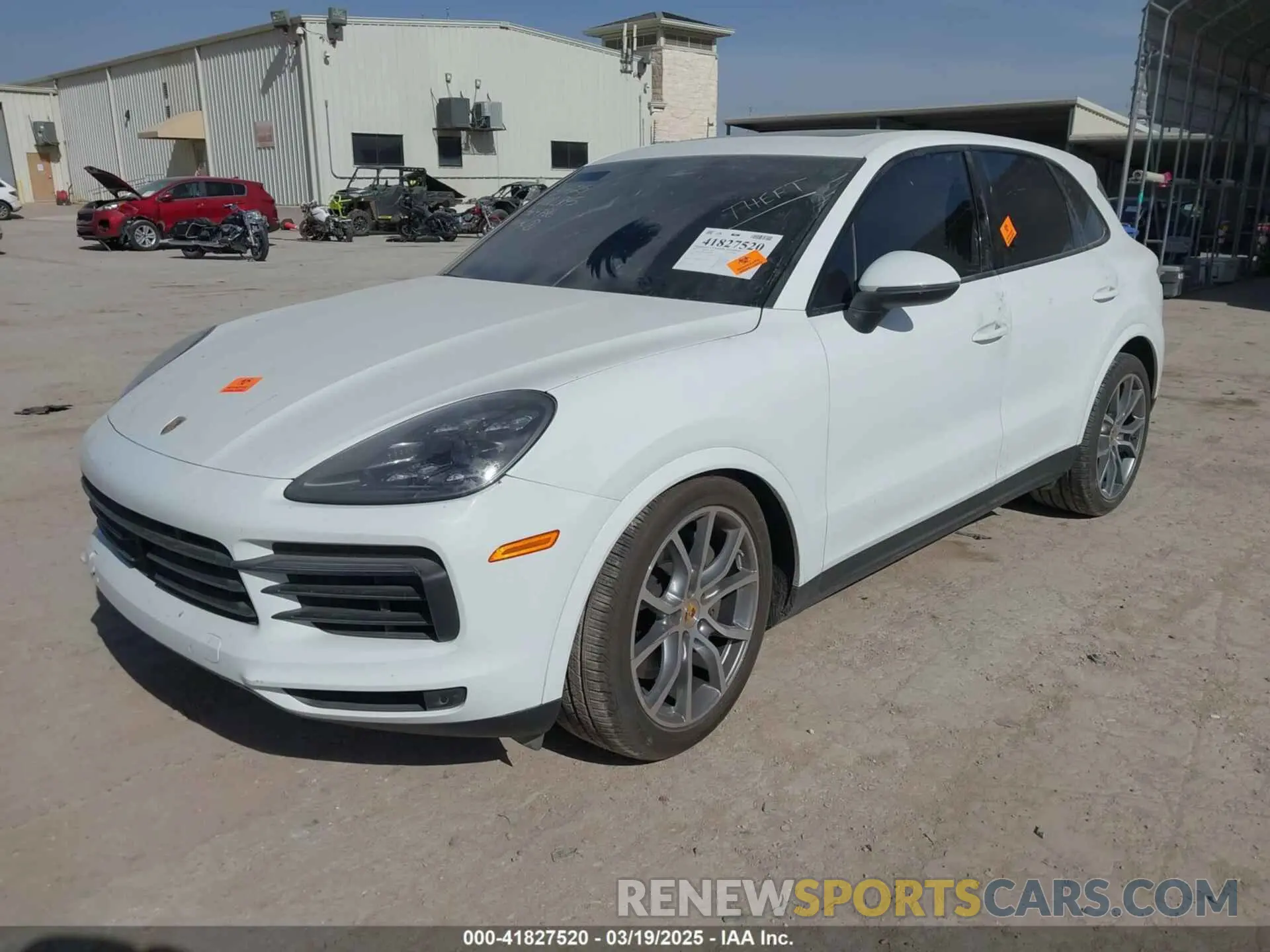 2 Photograph of a damaged car WP1AB2AY7KDA64786 PORSCHE CAYENNE 2019