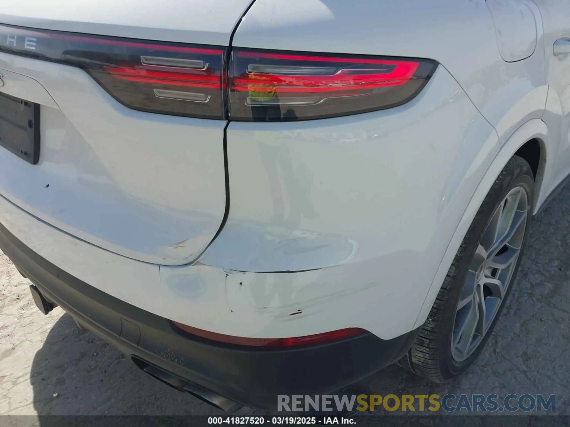 6 Photograph of a damaged car WP1AB2AY7KDA64786 PORSCHE CAYENNE 2019