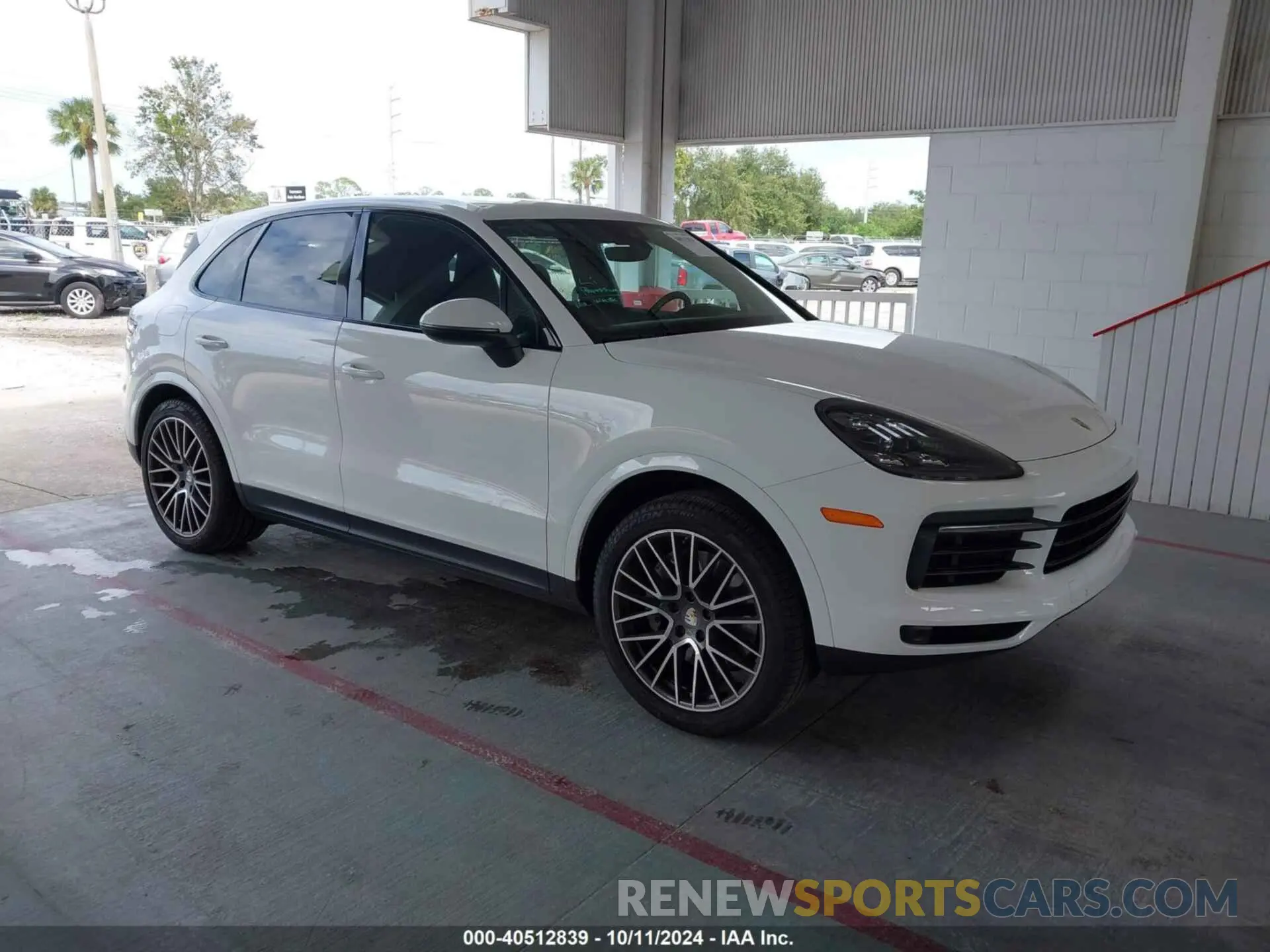 1 Photograph of a damaged car WP1AB2AY8KDA63985 PORSCHE CAYENNE 2019